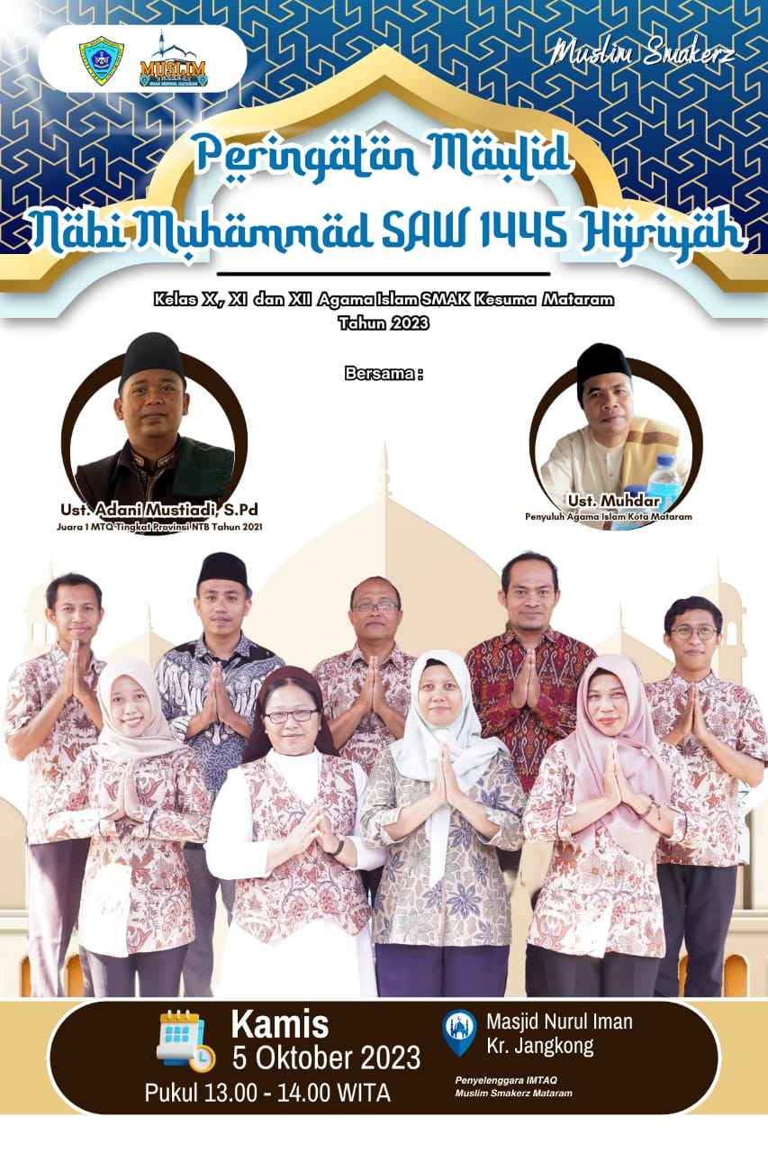 SMAK Kesuma Mataram Ikut Merayakan Maulid Nabi Muhammad SAW 2023