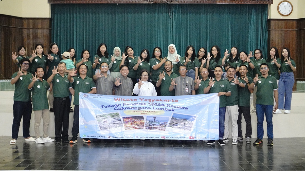 Tingkatkan Mutu Pendidikan, SMAK Kesuma Mataram Gelar Studi Banding ke SMA Pangudi Luhur Van Lith, Yogyakarta