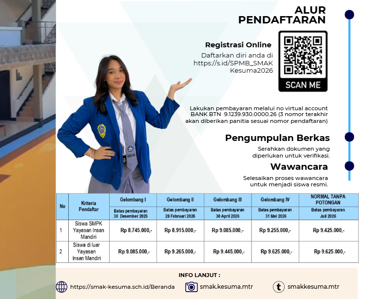 INFORMASI PENERIMAAN MURID BARU TAHUN AJARAN 2026/2027